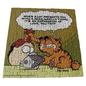 Garfield Twit The Underground Jigsaw Puzzle 100 Pc Mini Jigsaw Complete 7x7"